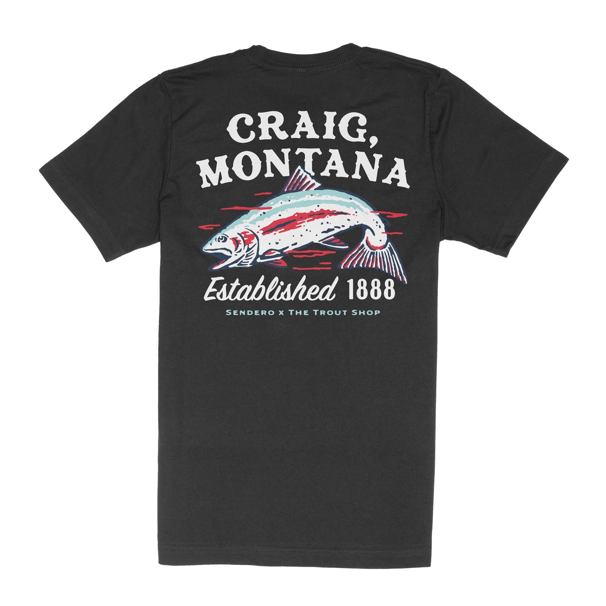 Sendero Provisions Co. Craig, Montana T-Shirt