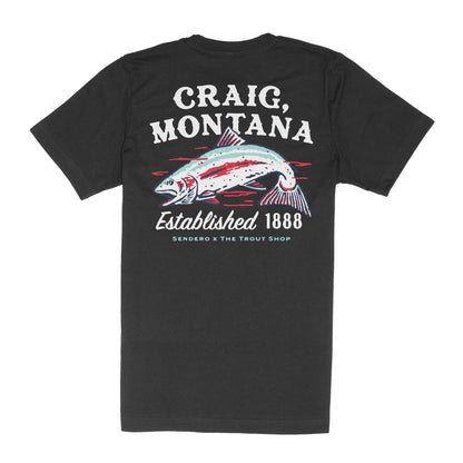 Sendero Provisions Co. Craig, Montana T-Shirt