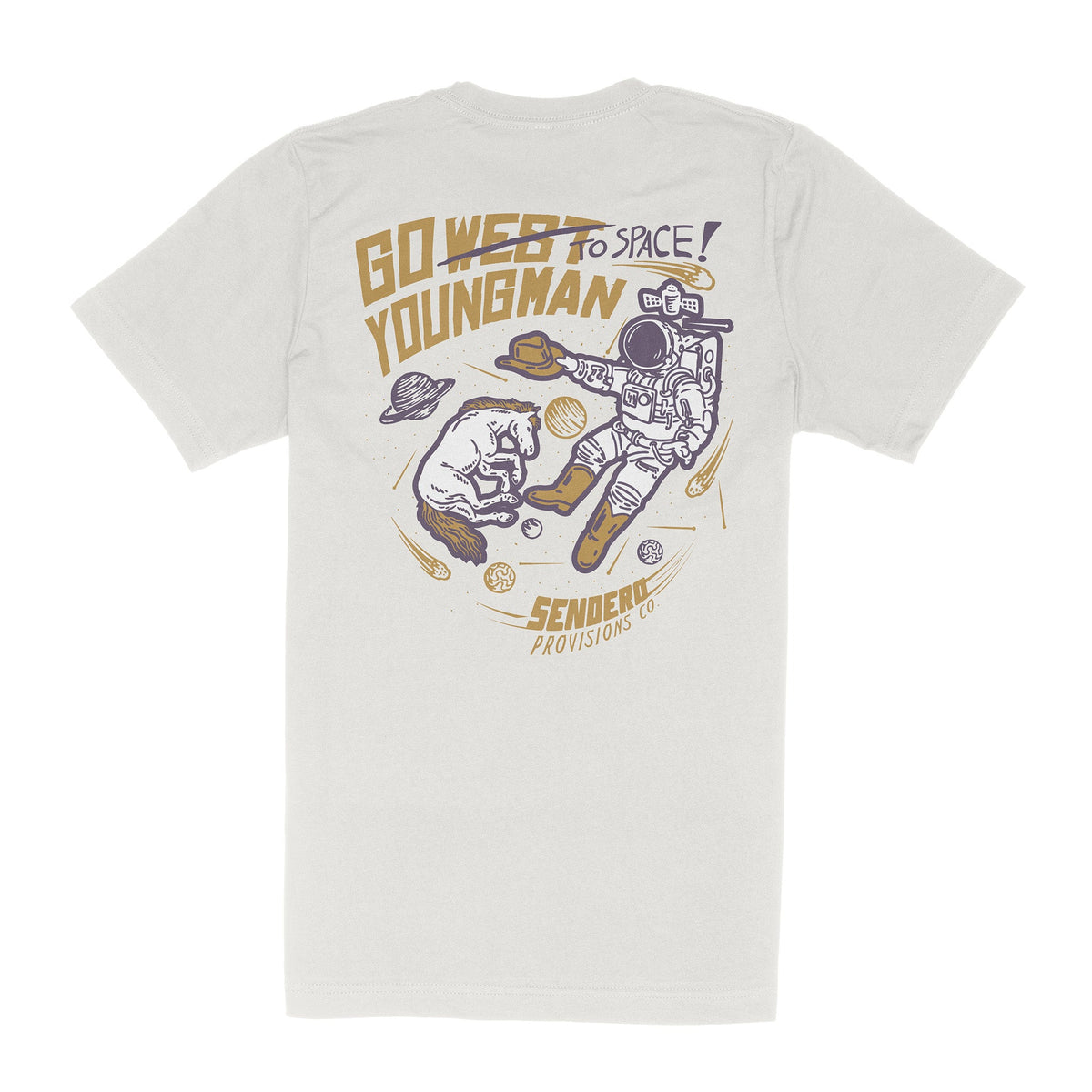 Sendero Provisions Co. To Space T-Shirt
