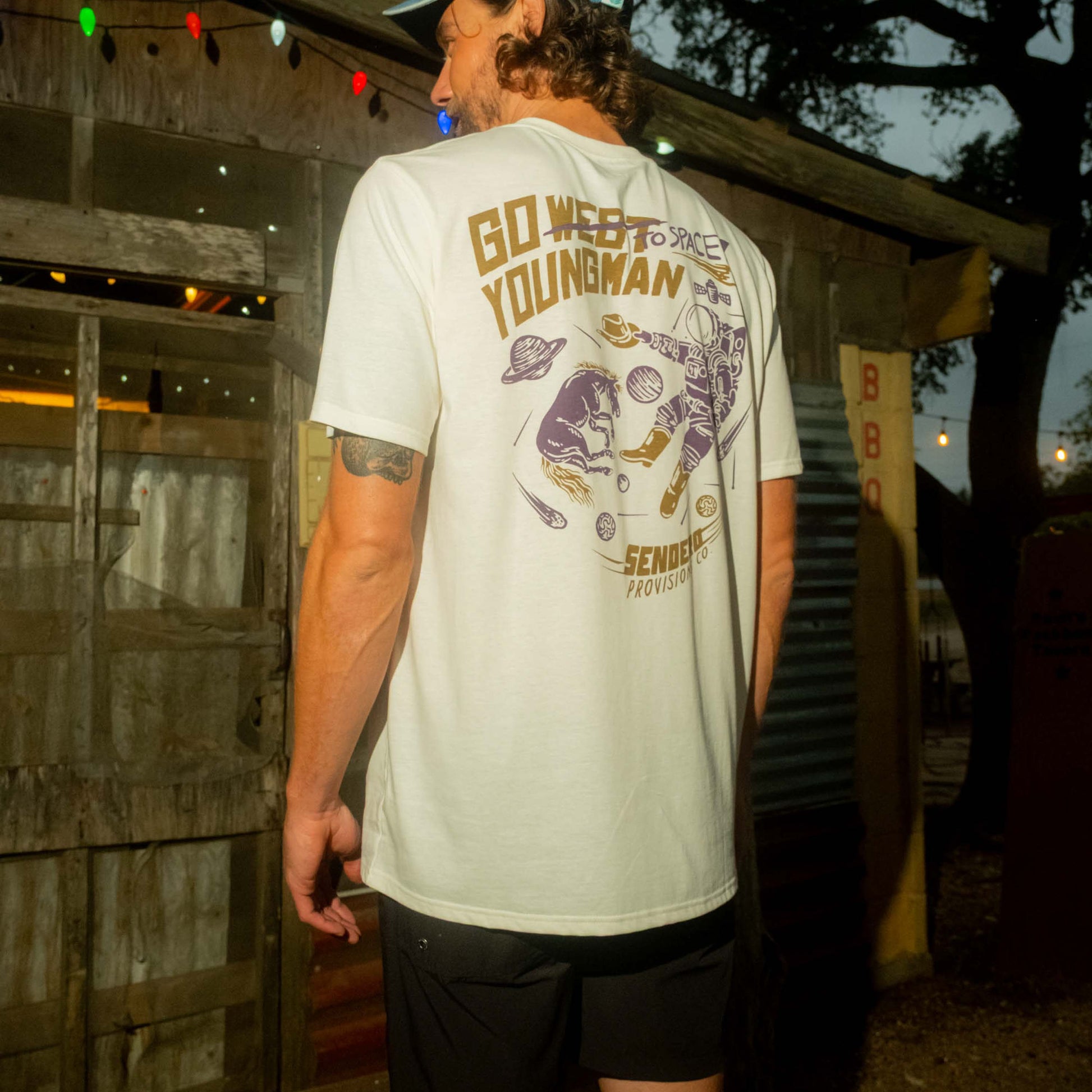 Sendero Provisions Co. To Space T-Shirt