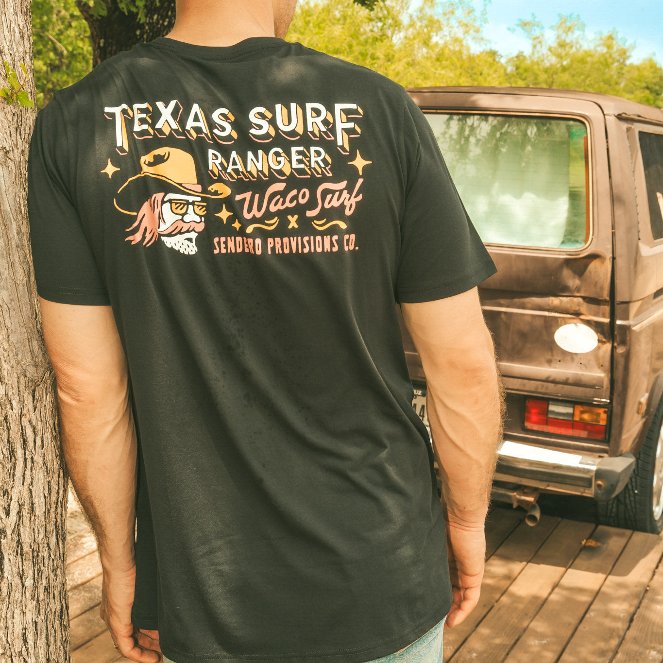 Sendero Provisions Co. Sendero X Waco Surf Texas Surf Ranger T-Shirt