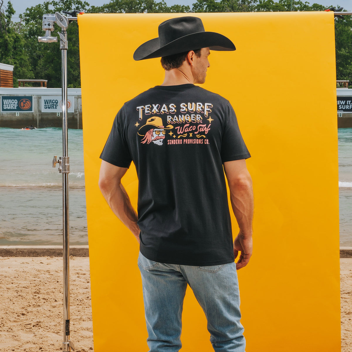 Sendero Provisions Co. Sendero X Waco Surf Texas Surf Ranger T-Shirt