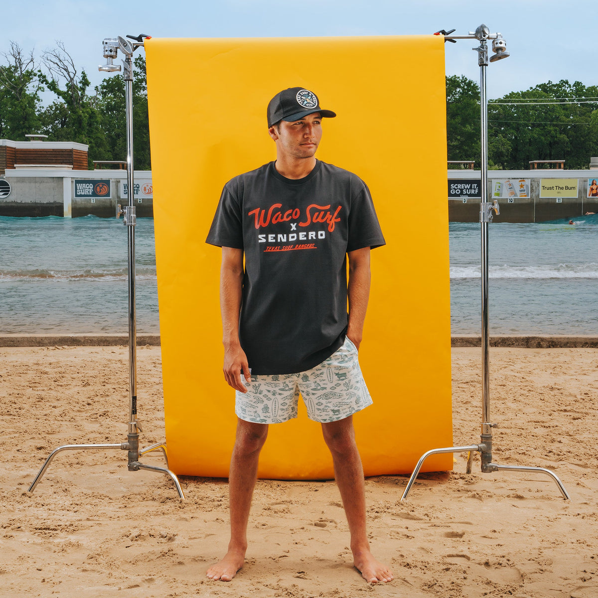 Sendero Provisions Co. Sendero X Waco Surf Vintage Tee