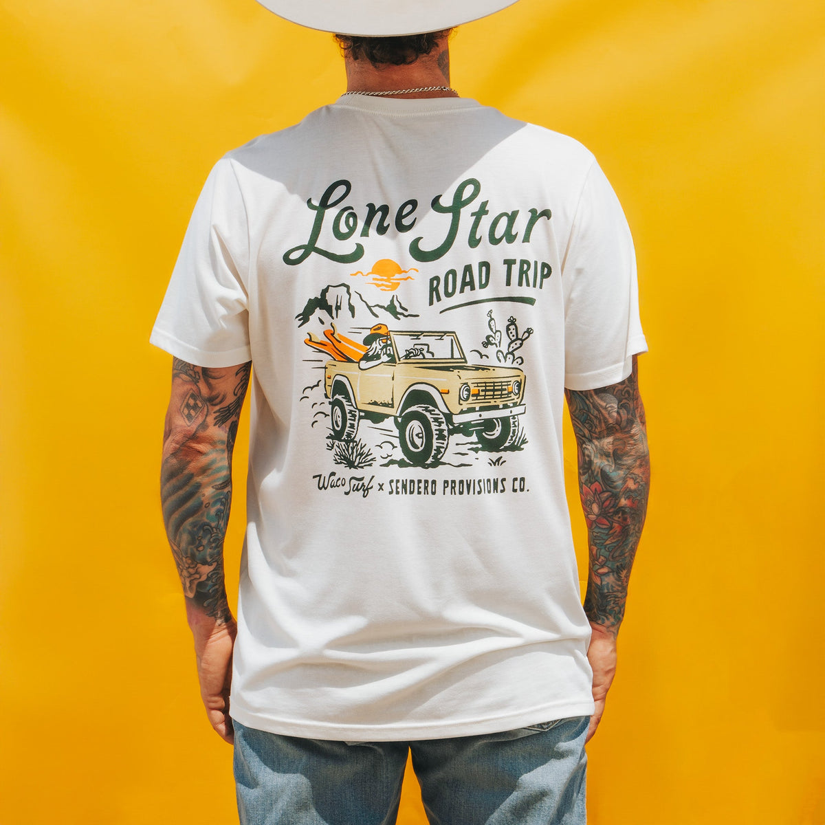 Sendero Provisions Co. Sendero X Waco Surf Lone Star Road Trip T-Shirt