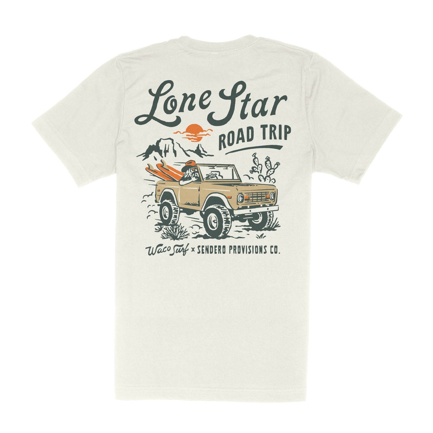 Sendero Provisions Co. Sendero X Waco Surf Lone Star Road Trip T-Shirt
