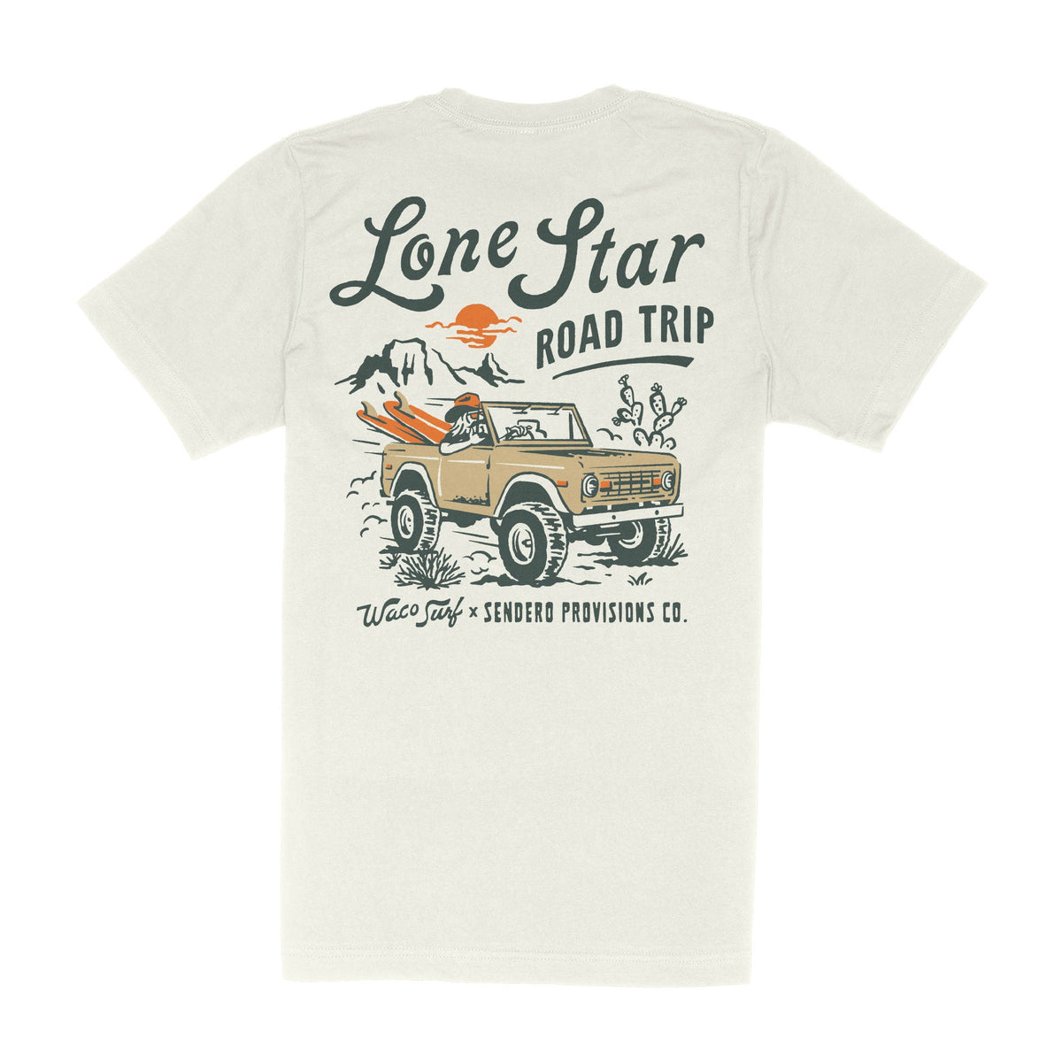 Sendero Provisions Co. Sendero X Waco Surf Lone Star Road Trip T-Shirt