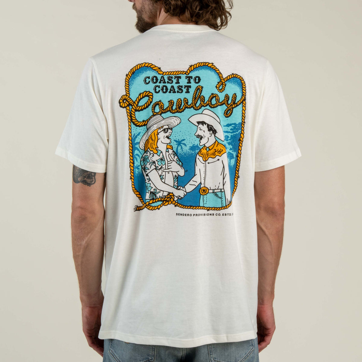 Sendero Provisions Co. Coast to Coast Cowboy T-Shirt