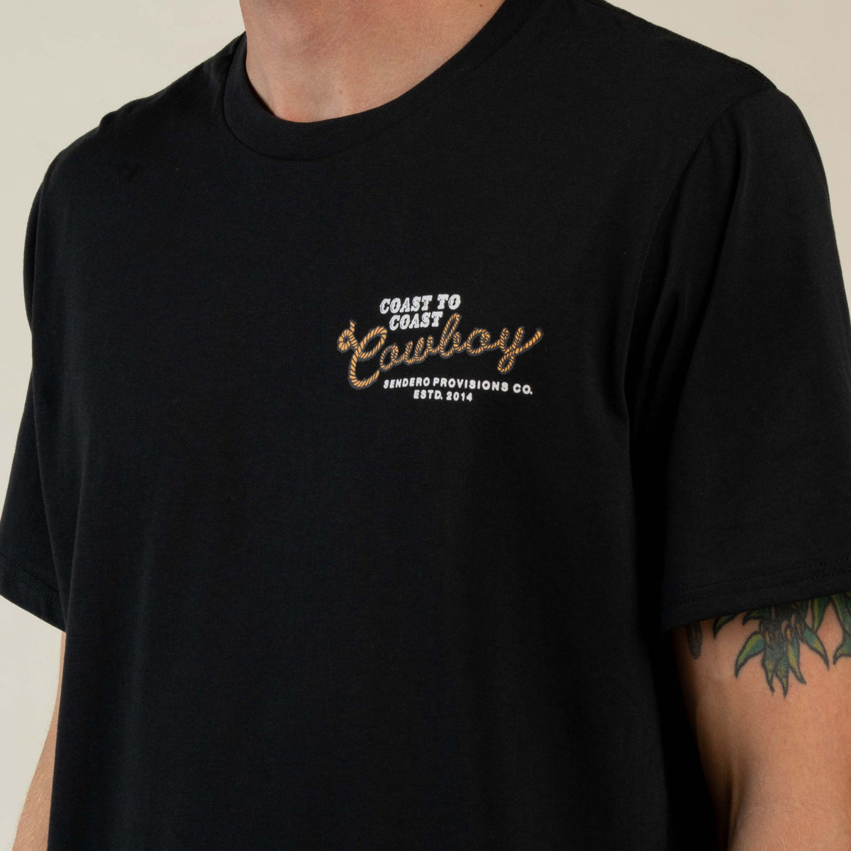 Sendero Provisions Co. Coast to Coast Cowboy T-Shirt