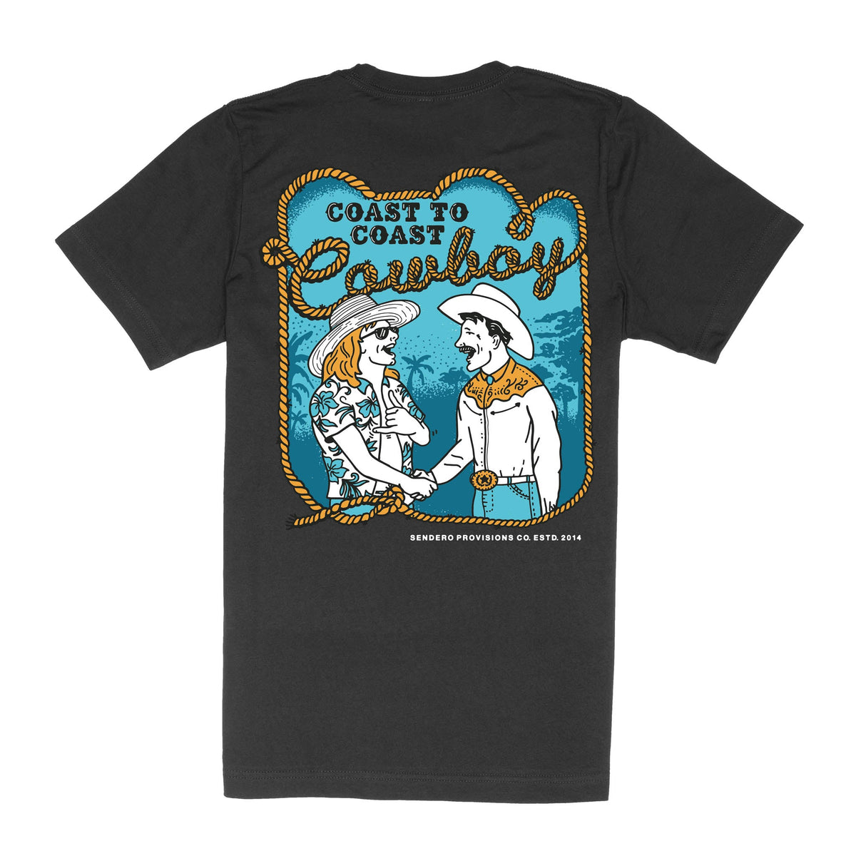 Sendero Provisions Co. Coast to Coast Cowboy T-Shirt